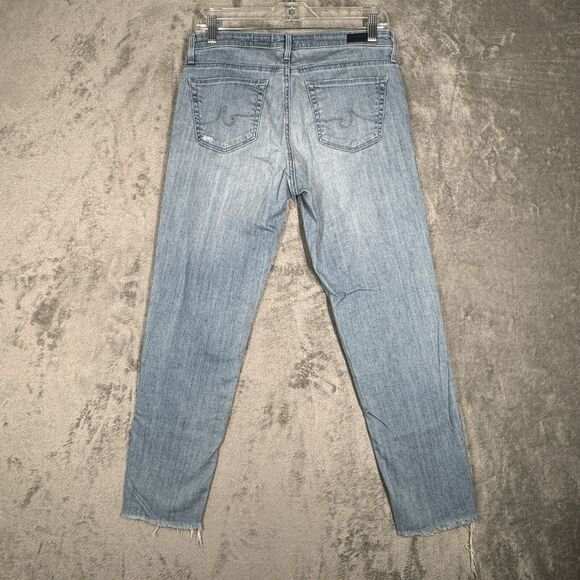 AG Adriano Goldschmied Jeans Womens 4 28" Blue Skinny Fading Everyday Casual - Picture 3 of 11